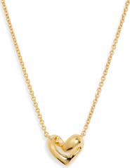 Monica Vinader Small Infinity Heart Necklace
