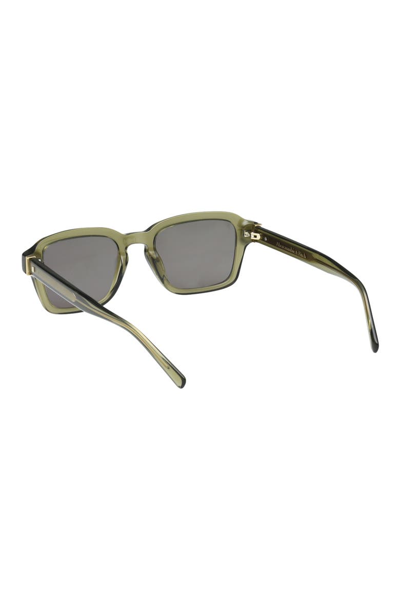51mm Round Sunglasses, Alternate, color, SHINY LIGHT GREEN / GREEN