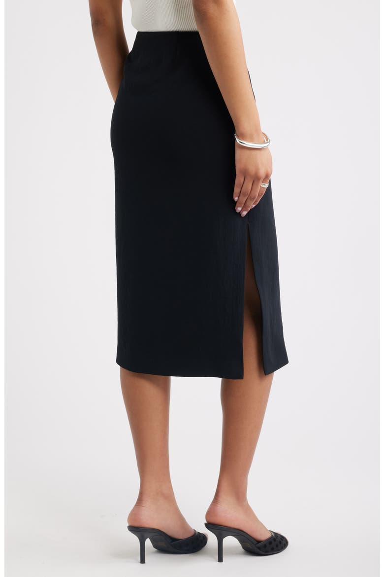 The Curator Pencil Skirt, Alternate, color, BLACK