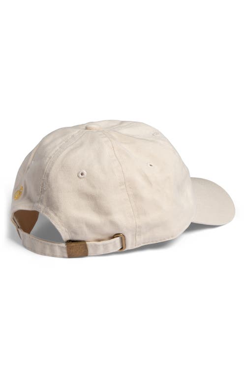 Museum Of Peace And Quiet Museum Of Peace & Quiet X Disney 'the Lion King' Peaceful Village Embroidered Baseball Cap In Bone