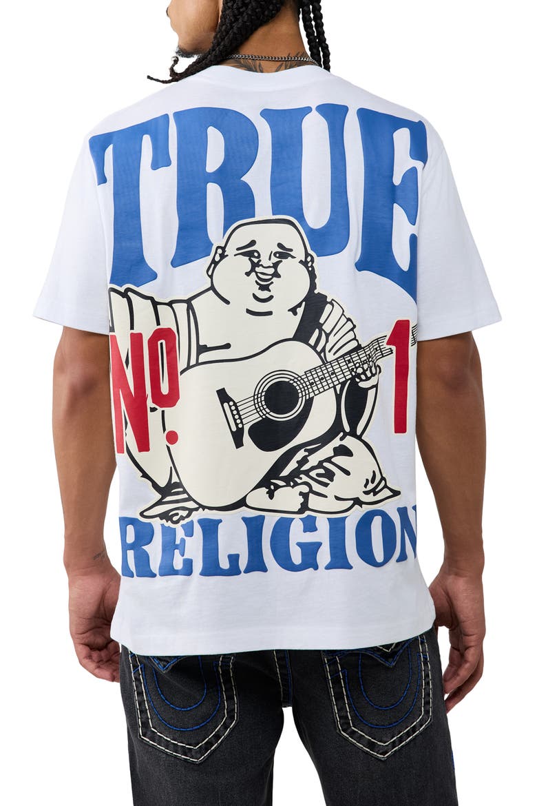 True No. 1 Buddha Graphic T-Shirt, Alternate, color, OPTIC WHITE