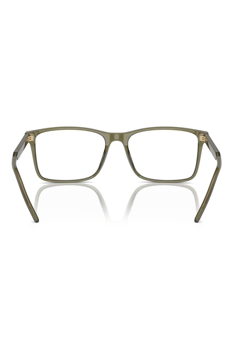55MM RECTANGLE, Alternate, color, TRANSPARENT GREEN / DEMO LENS
