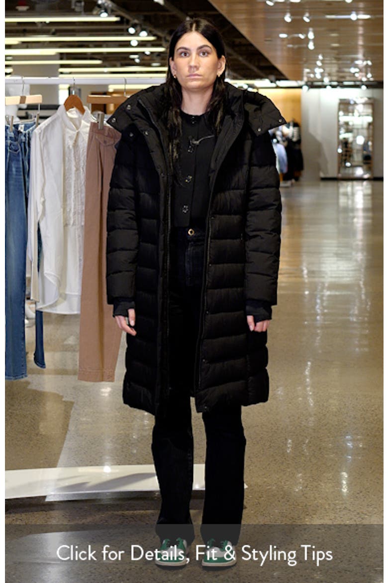 Water Resistant Hooded Puffer Jacket video