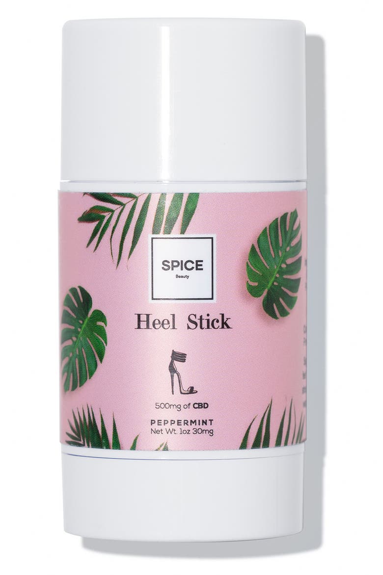 Peppermint Heel Stick with CBD, Main, color, NO COLOR