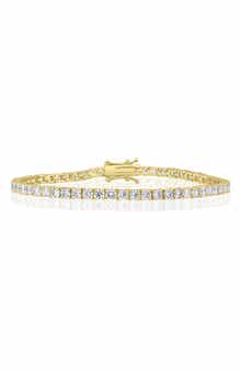 3mm Round Cubic Zirconia Tennis Bracelet