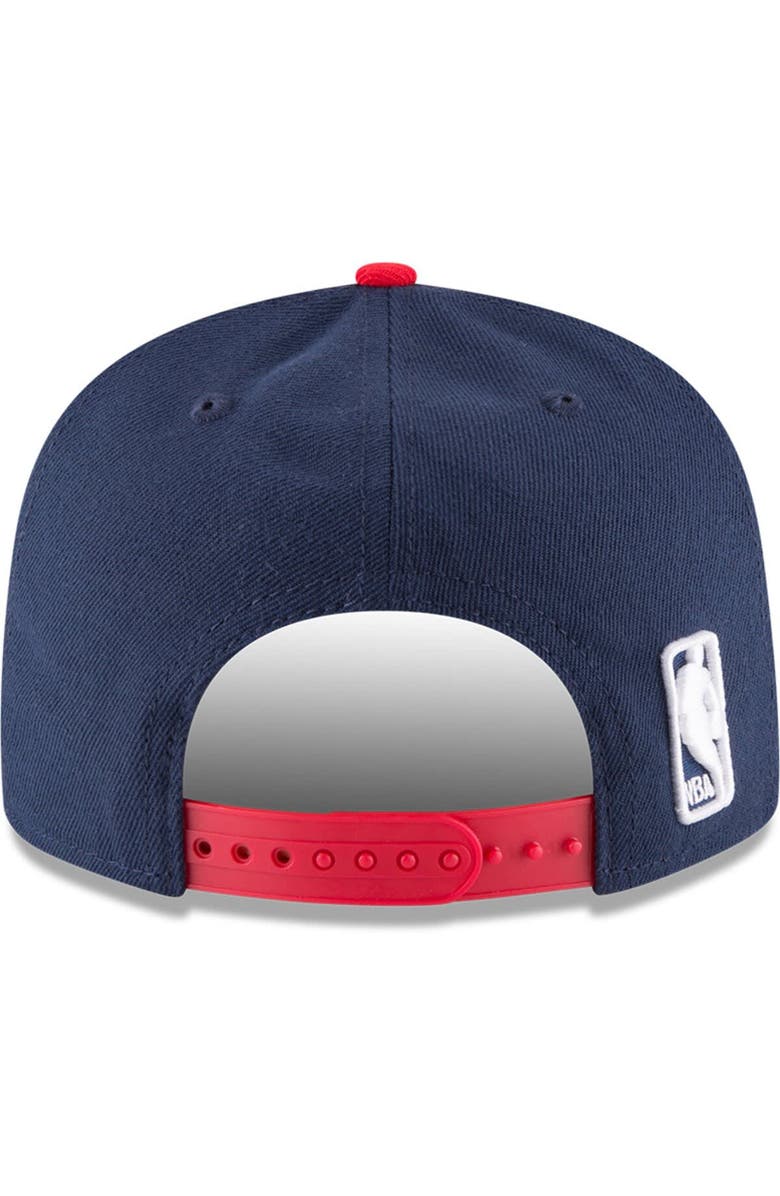 New Era Men's New Era Navy/Red Washington Wizards 2-Tone 9FIFTY Adjustable Snapback Hat, Alternate, color,