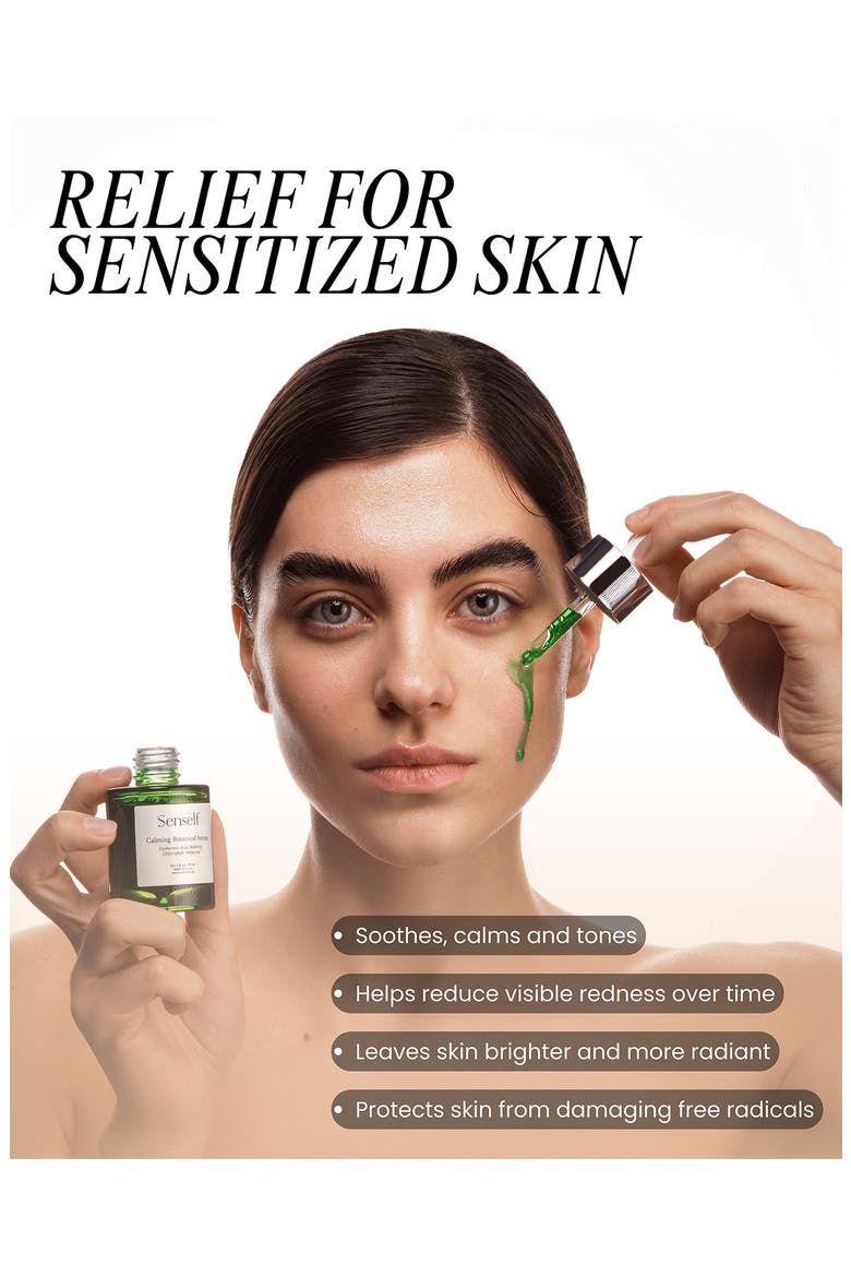 Calming Botanical Serum, Alternate, color, NO COLOR