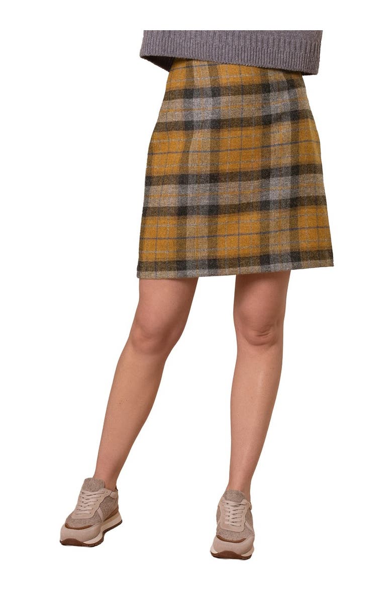 Celtic & Co. British Celt Wool Skirt, Main, color, Cairngorm Ochre
