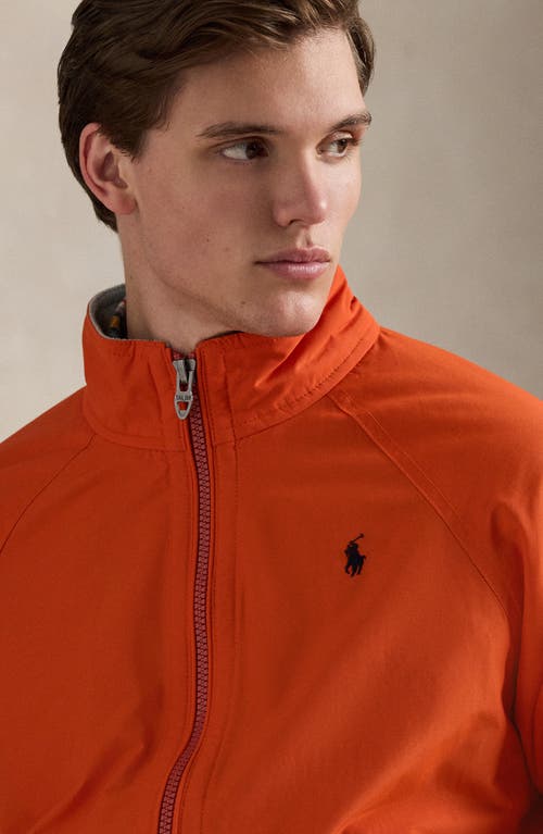 Polo Ralph Lauren Men's Raglan-sleeve Jacket In Orange