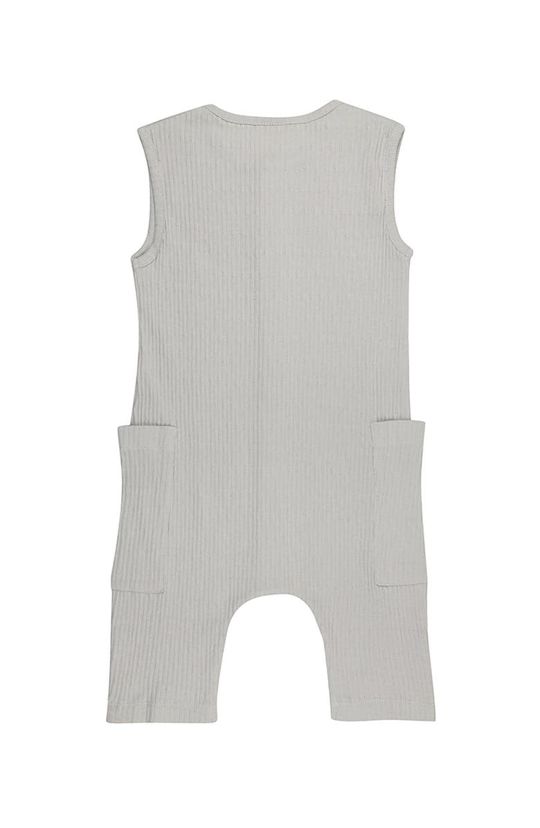 Turtledove London Kids Organic Cotton Jersey Romper, Alternate, color, Green