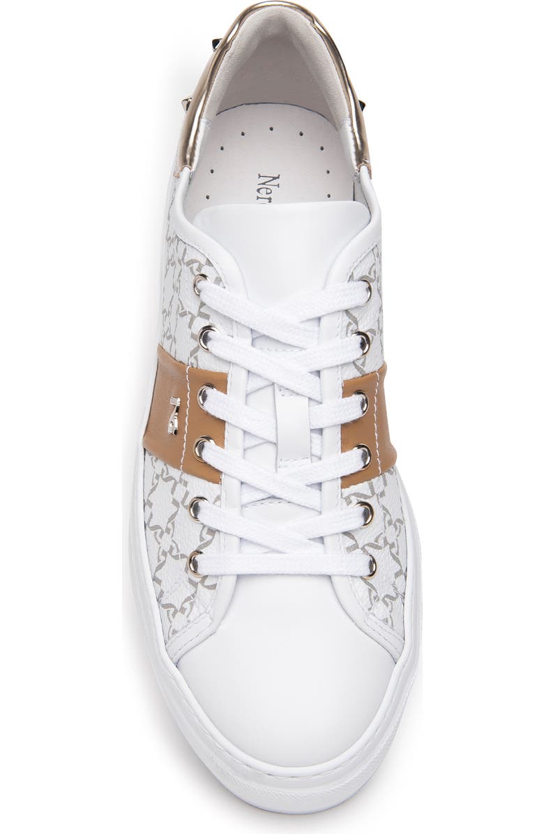 NeroGiardini Logo Print Platform Sneaker, Alternate, color,