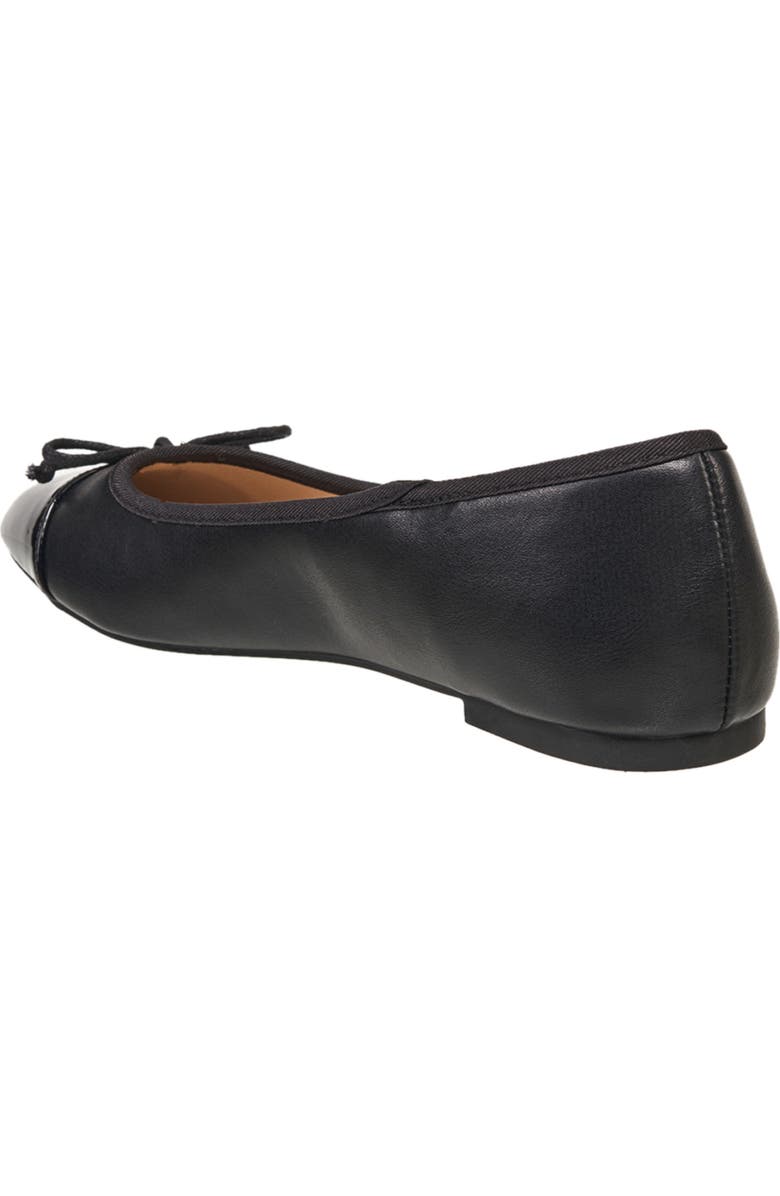 French Connection Chic Cap Toe Flat, Alternate, color,