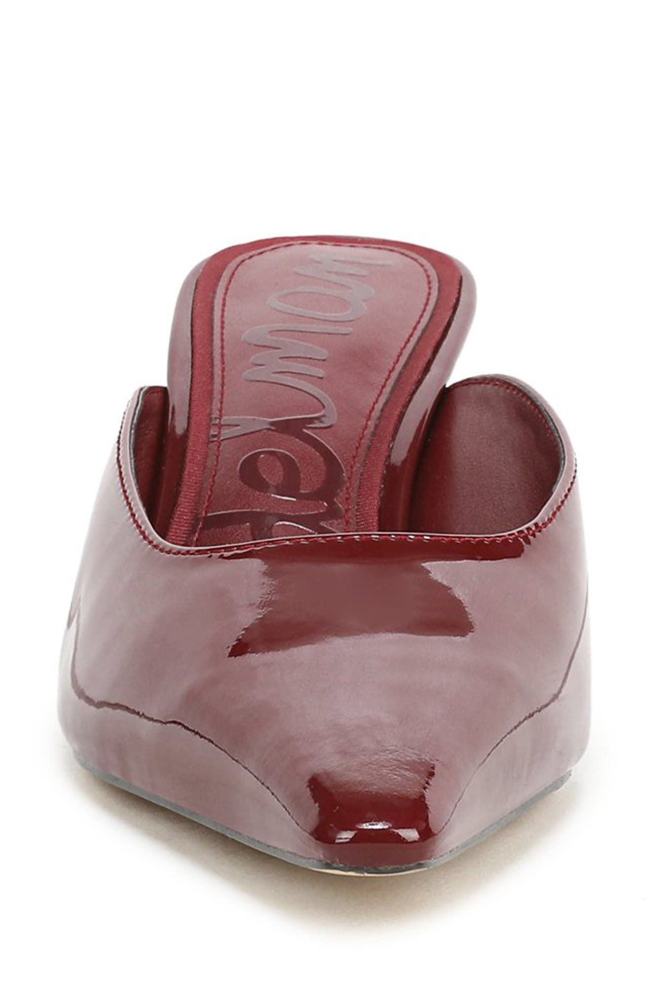 Brandy Pointed Toe Mule, Alternate, color, FRENCH MERLOT