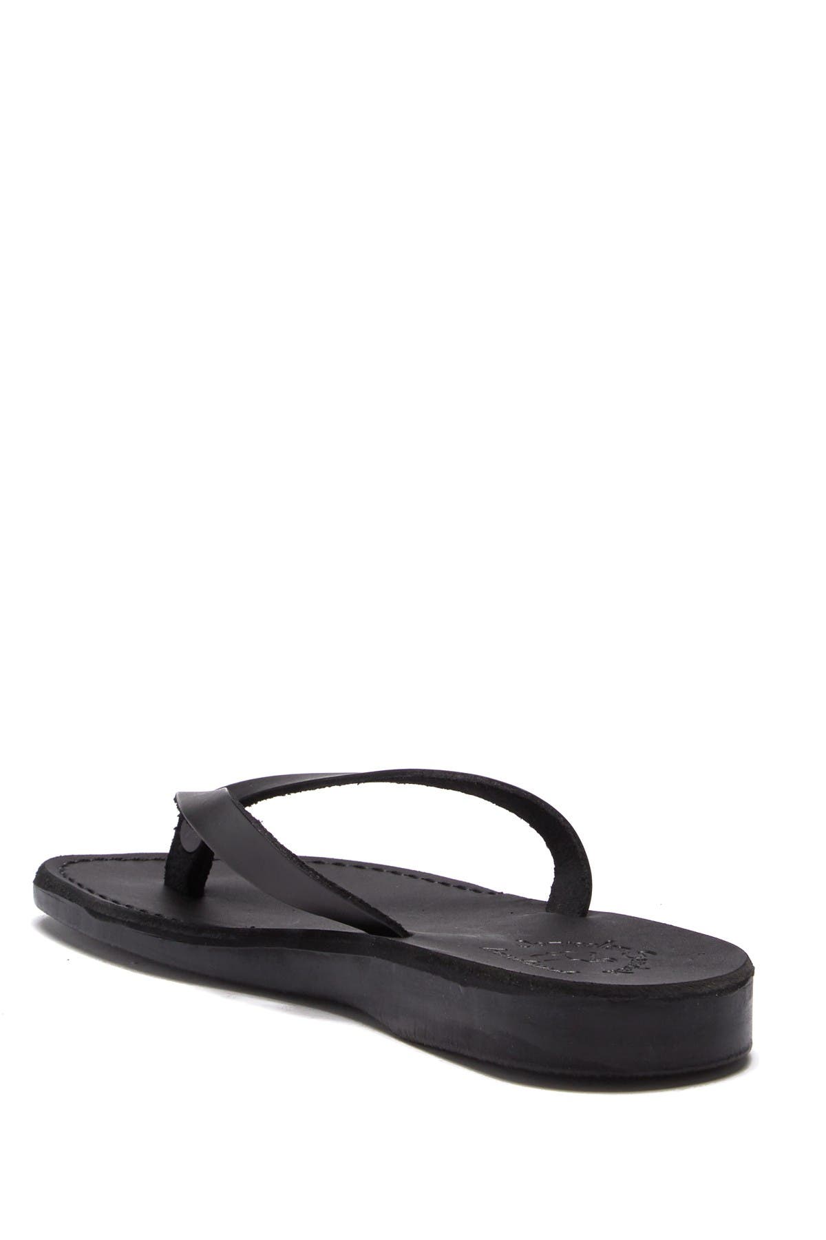 Jerusalem Sandals Jaffa Leather Flip Flop, Alternate, color, 