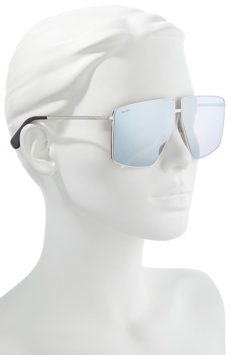 Max Mara 64mm Gradient Oversize Geometric Sunglasses, Alternate, color,