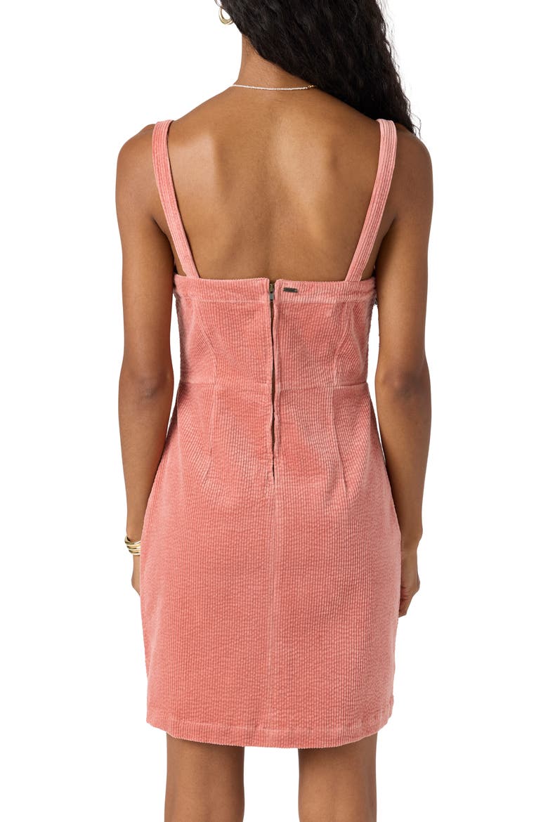 Langford Cotton Blend Corduroy Sundress, Alternate, color, DESERT SAND