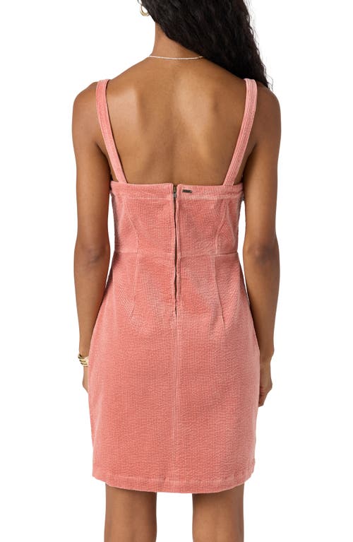 O'neill Langford Cotton Blend Corduroy Sundress In Pink