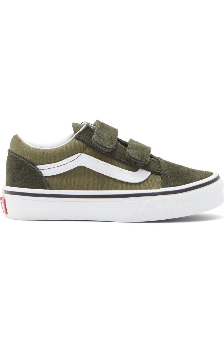 Vans Kids' Old Skool V Sneaker, Alternate, color, 2-Tone Obsidian Fern