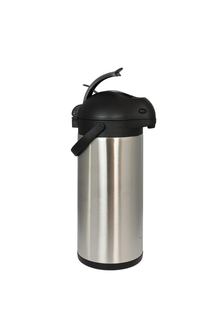5.3 Quart Stainless Steel Vacuum Body Pump Cap Air Pot, Alternate, color, Grey