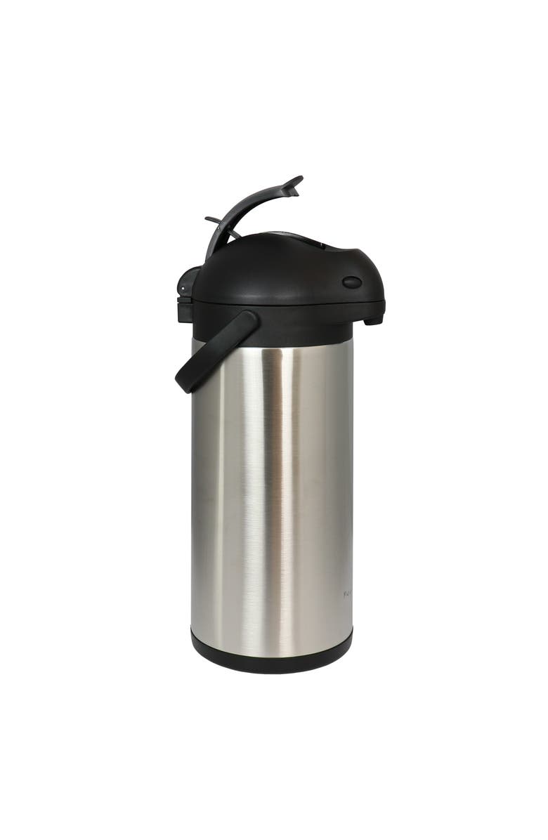 Megachef 5.3 Quart Stainless Steel Vacuum Body Pump Cap Air Pot, Alternate, color, Grey