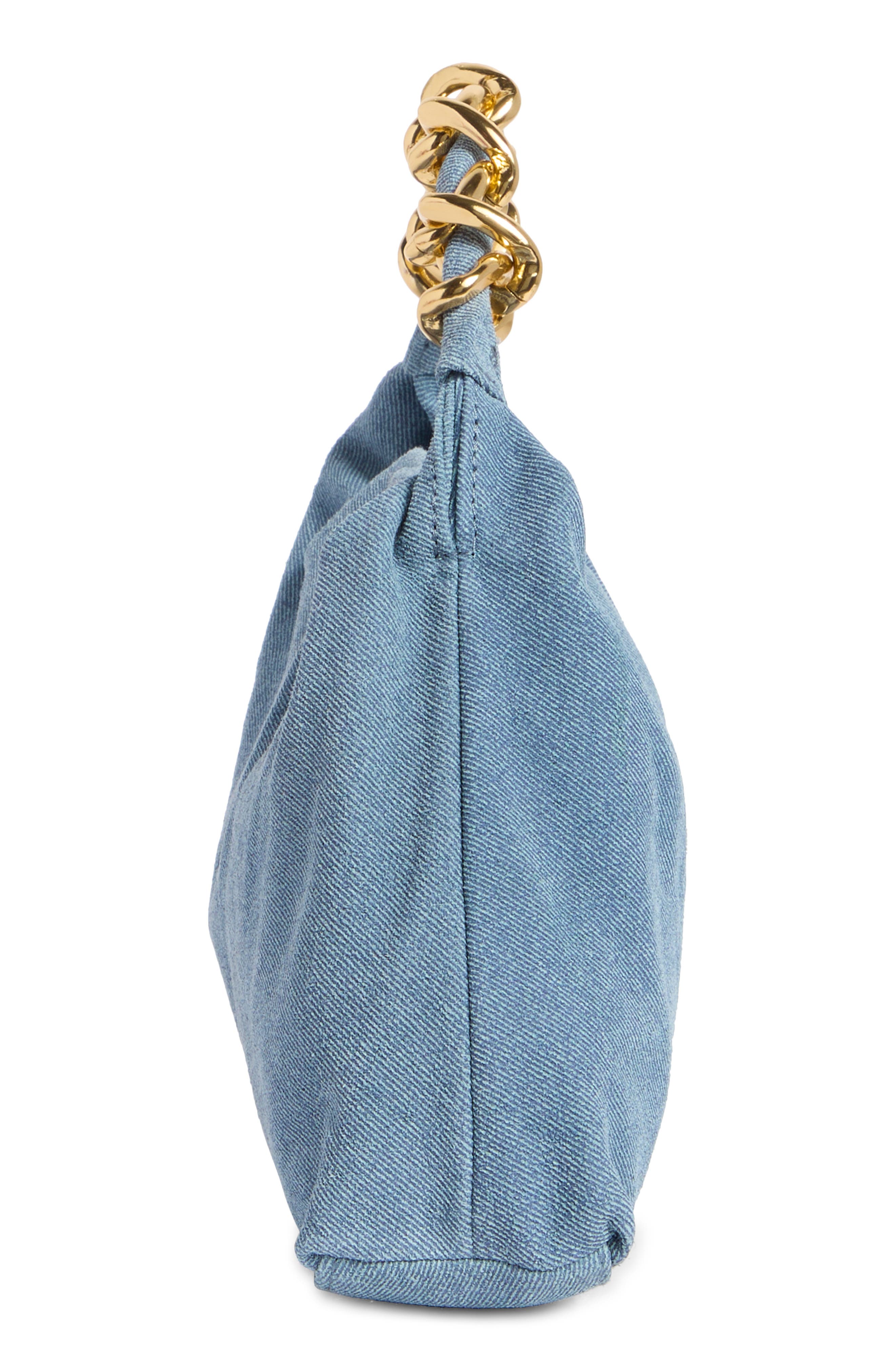 AIMEE Glow Top Handle Handbag, Alternate, color, Blue Denim