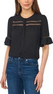 CeCe Lace Ruffle Top