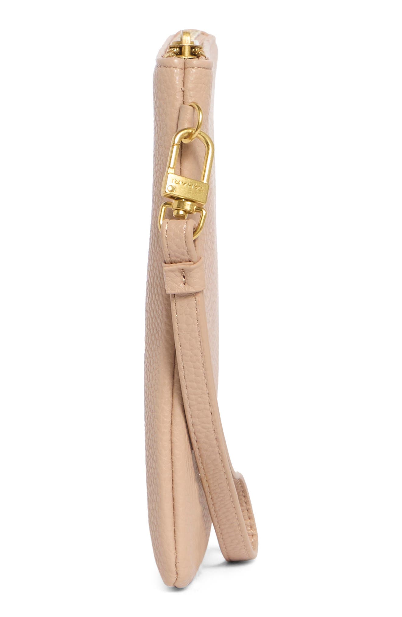 T Tahari Marty Clutch, Alternate, color, Wheat Block