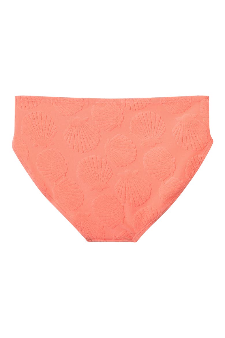 Kids' Shell Jacquard Two-Piece Swimsuit, Alternate, color, ORANGE