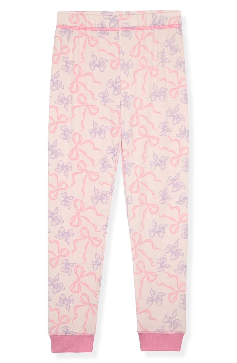 SLEEP ON IT Kids' Fitted Two-Piece Long Pajamas & Scrunchie Set, Alternate, color, Pink