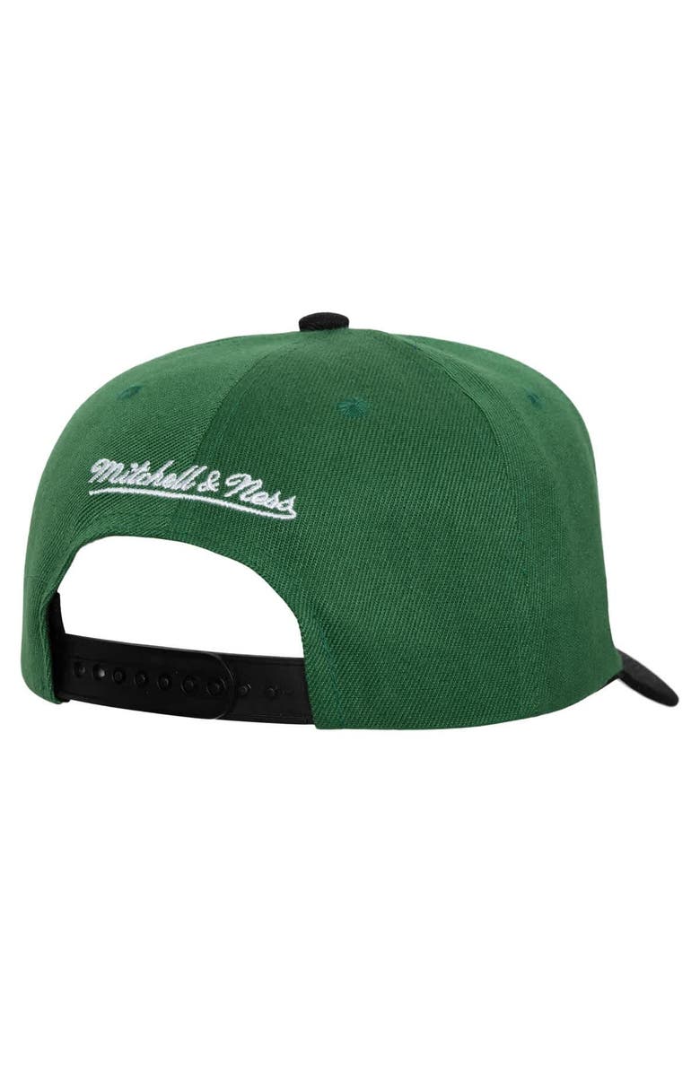 Mitchell & Ness Men's Mitchell & Ness Kelly Green/Black Boston Celtics Underarch Two-Tone Pro Crown Snapback Hat, Alternate, color, Kelly Green