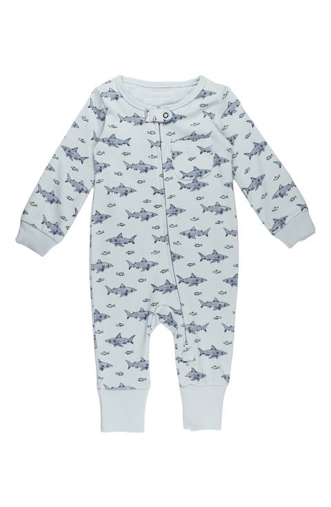 Kids' Organic Cotton Footless Two-Way Zipper Romper