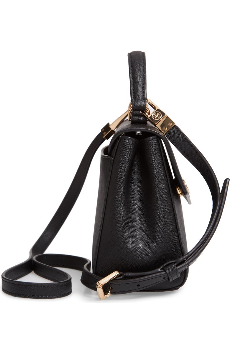 Tory Burch Small Robinson Saffiano Leather Top Handle Satchel, Alternate, color,