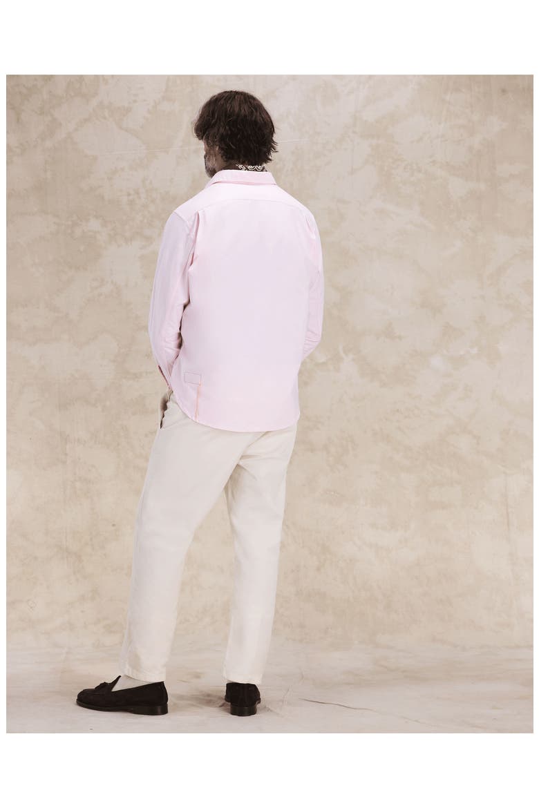 Osumi Cotton Oxford Shirt, Alternate, color, PINK