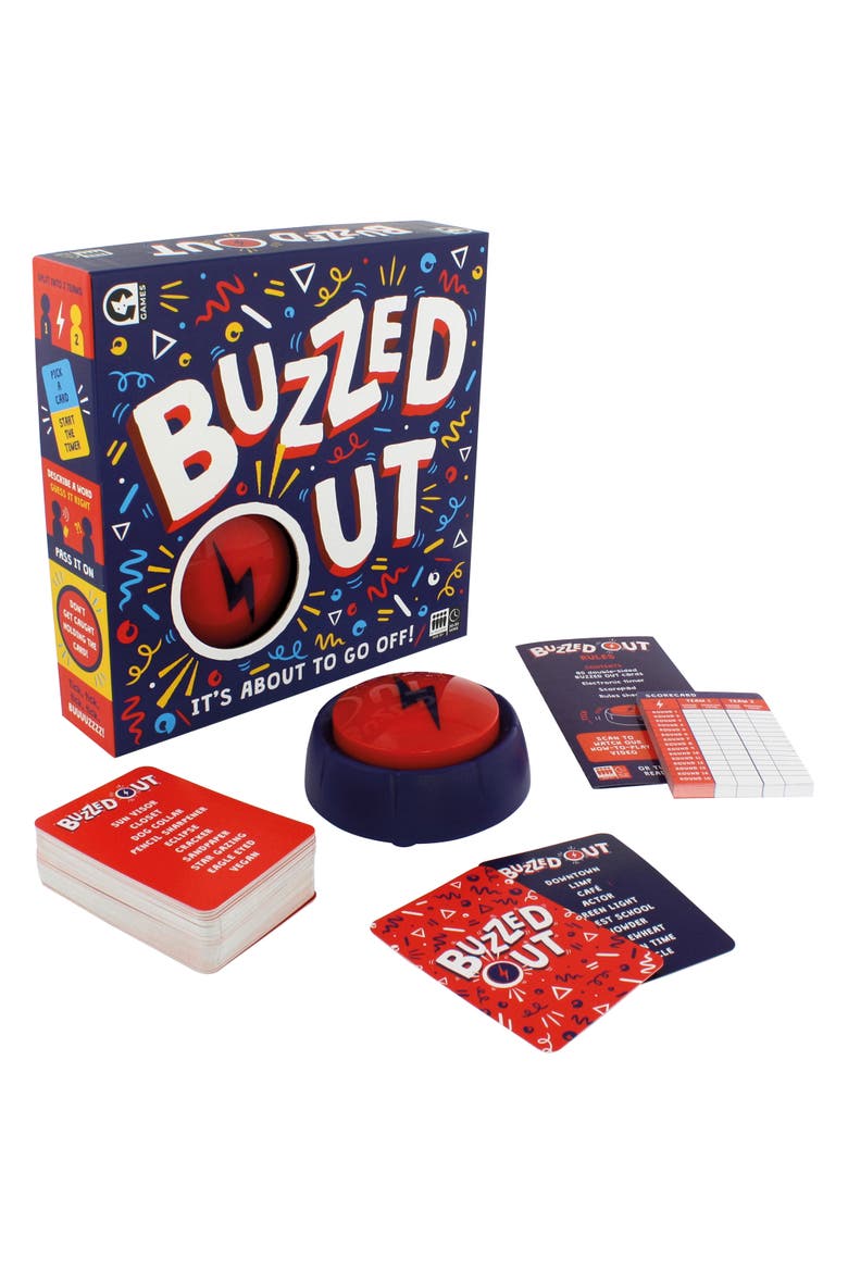 Buzzed Out, Fast Talking Word Guessing Party Game, Family Ages 14+, Alternate, color, Multicolored