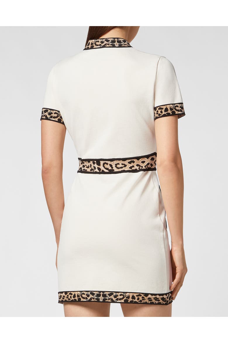 Knit Dress Leopard Women, Alternate, color, Cream