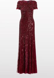 Jenny Packham Eliza Beaded Maxi Dress