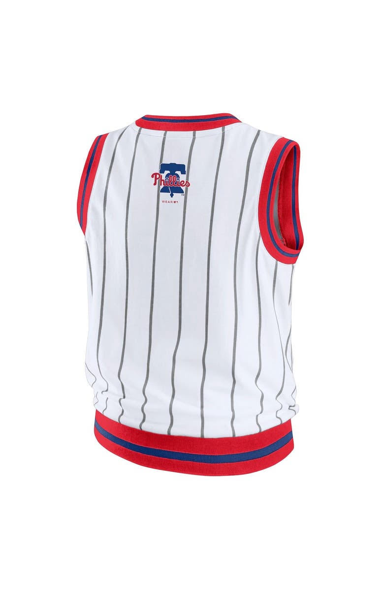 WEAR by Erin Andrews Women's WEAR by Erin Andrews White Philadelphia Phillies Sporty Tank Top, Alternate, color, White