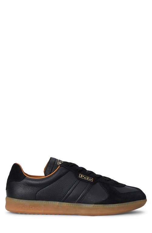 Polo Ralph Lauren Field Court 100 Sneaker In Black