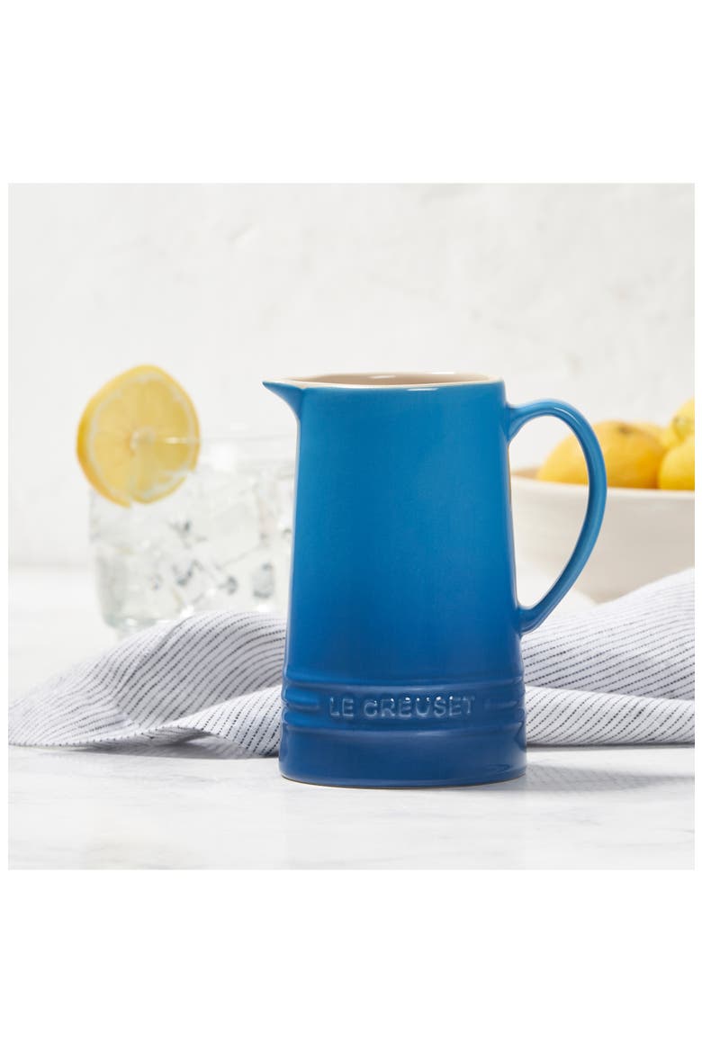 Small Stoneware Pitcher, Alternate, color, MARSEILLE