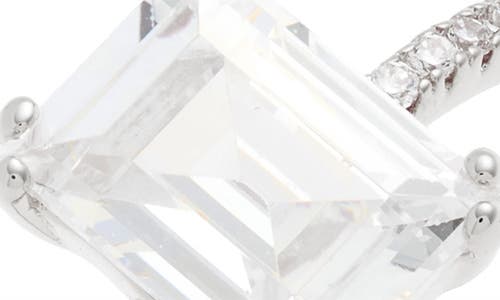 Nordstrom Radiant Cubic Zirconia Ring In Clear- Silver