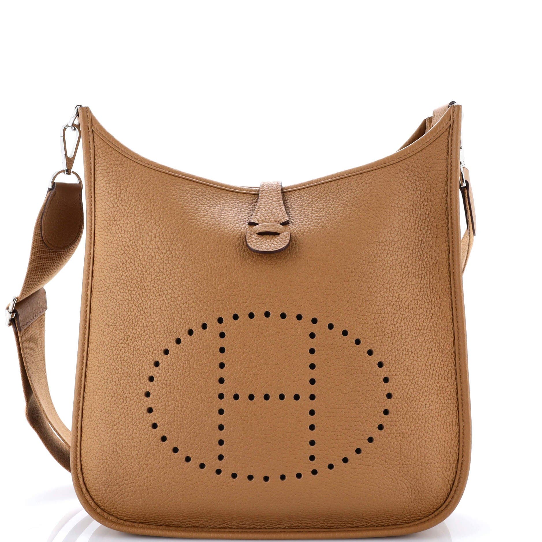 Pre-Owned Hermes Evelyne Bag Gen III Clemence PM, Main, color, 