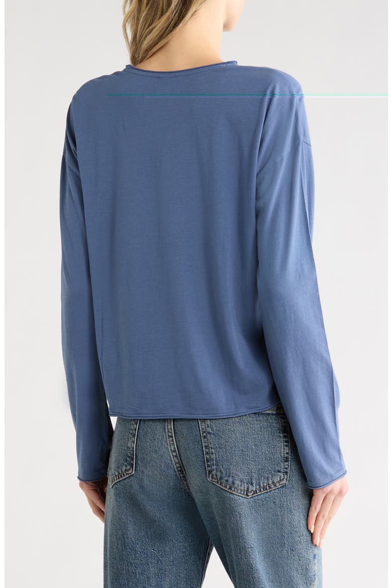 Boxy Long Sleeve T-Shirt, Alternate, color, BLUE VINTAGE