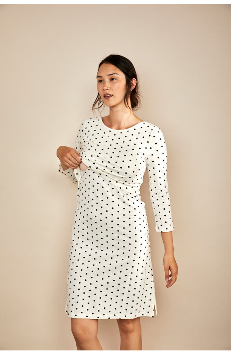 The Bshirt Nursing 3/4 Sleeve Dress, Alternate, color, 