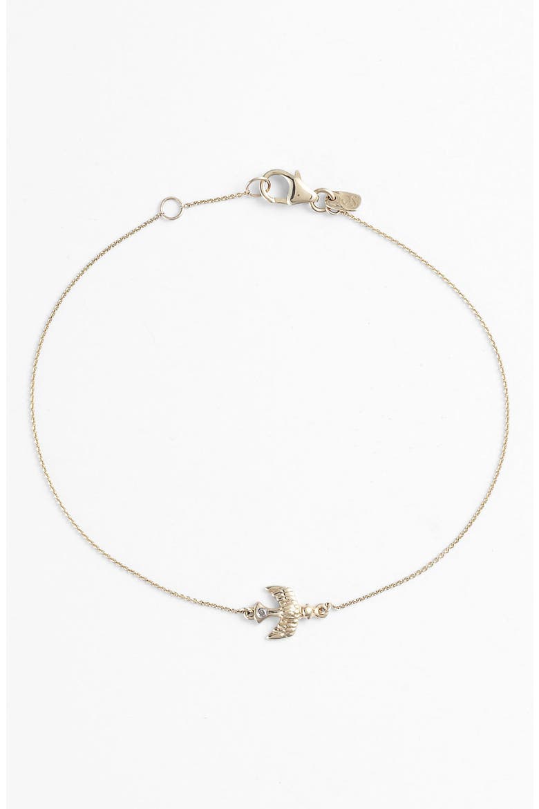 Dove Bracelet, Main, color, YELLOW GOLD