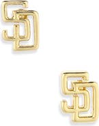 Luv AJ San Diego Padres Logo Stud Earrings