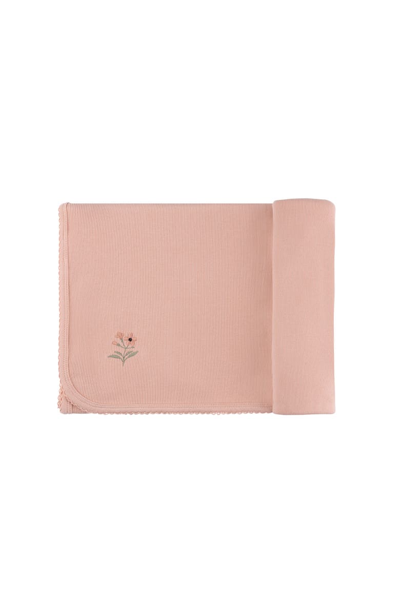 Ely's & Co. Velour Pocket Full of Flowers Collection - Blanket, Main, color, Pink