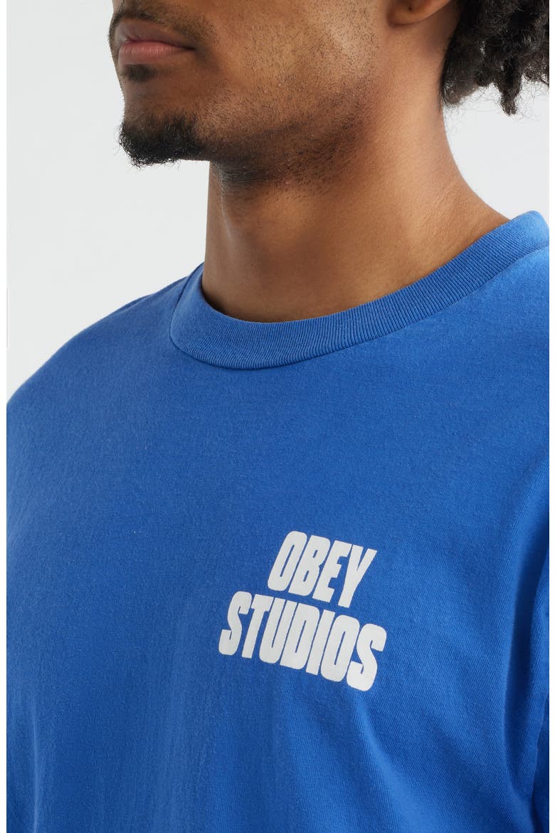 Stamped Graphic T-Shirt, Alternate, color, PIGMENT ELECTRIC INDIGO