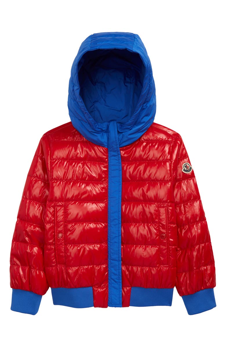 Moncler Kids' Bukret Down Reversible Jacket, Alternate, color, 