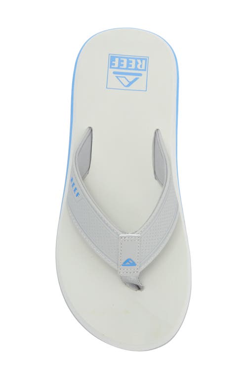 Reef The Layback Flip Flop In Grey/blue