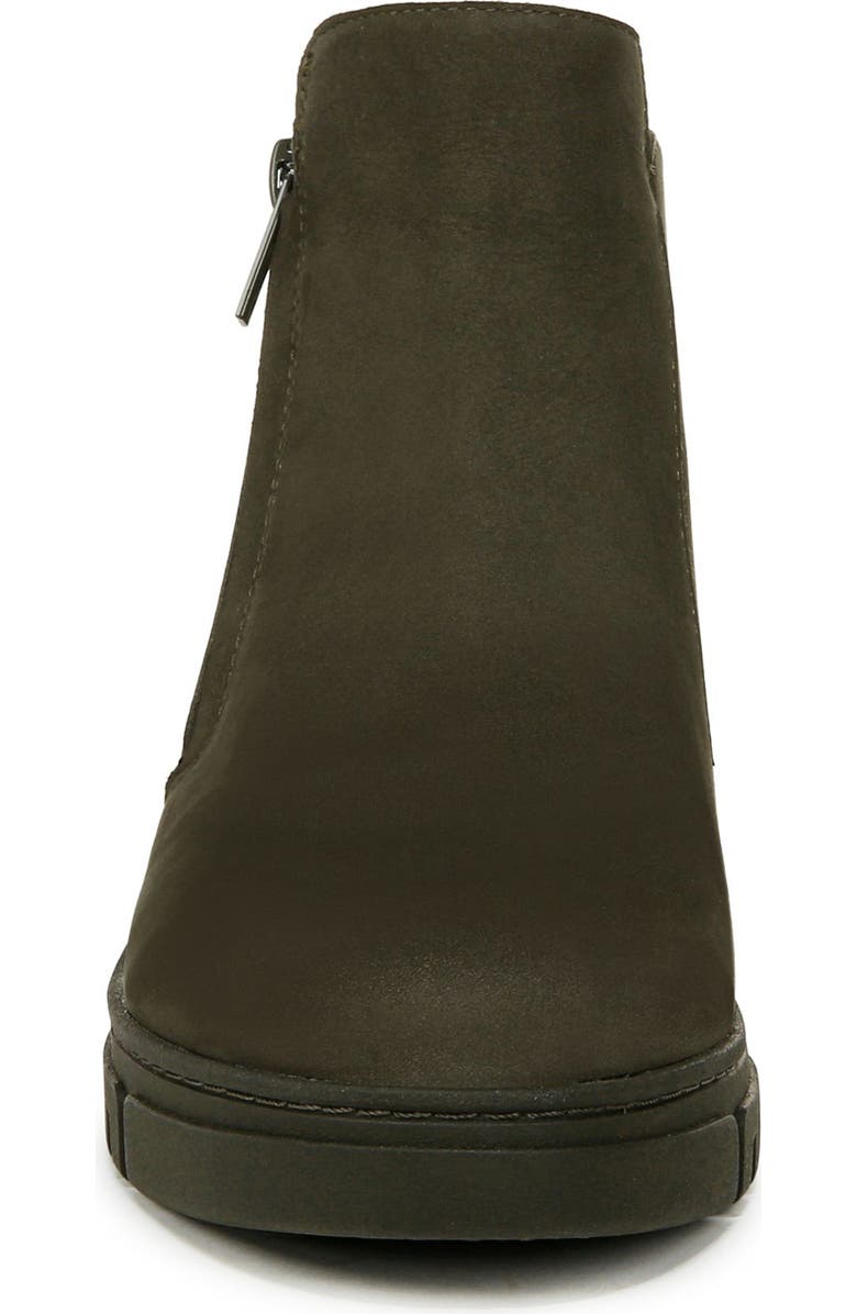 Vionic Uptown Sur Platform Wedge Bootie, Alternate, color, Dark Khkai Nub Lthr